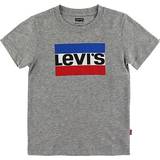 T shirt levis barn Barnkläder Levi's Kid's Sportswear Logo Tee - Light Grey Heather/Grey (865480066)