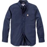 Carhartt Kläder Carhartt Rugged Professional Series Long Sleeve Shirt - Navy