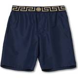 Versace Greca Border Swim Shorts - Blue
