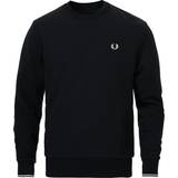 Fred Perry Tröjor Fred Perry Crew Neck Sweatshirt - Black