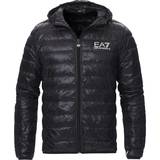 Ea7 hoodie EA7 Train Core Light Down Hoodie Jacket - Black