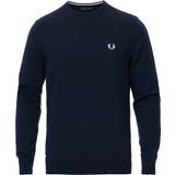 Fred Perry Tröjor Fred Perry Classic Crew Neck Jumper - Navy