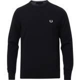 Fred Perry Kläder Fred Perry Classic Crew Neck Jumper - Black