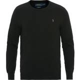 Polo Ralph Lauren Herr - Sweatshirts Tröjor Polo Ralph Lauren Pima Cotton Crew Neck Pullover Polo - Black