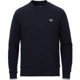 Fred Perry Tröjor Fred Perry Crew Neck Sweatshirt - Navy
