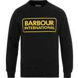Barbour Herr Tröjor Barbour Large Logo Sweatshirt - Black