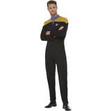 Herrar - Science Fiction Maskeradkläder Smiffys Star Trek Voyager Operations Uniform Gold & Black