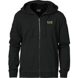 Ea7 hoodie EA7 Train Core Full Zip Hoodie - Black/Gold