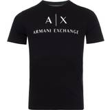 Emporio Armani Bomull - Herr Kläder Emporio Armani Big Logo T-Shirt - Black