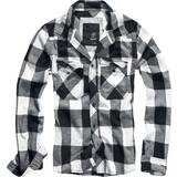 Flanellskjortor - Herr - Vita Brandit Checkered Shirt - Black/White