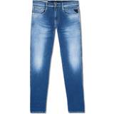 Replay Herr Byxor & Shorts Replay Slim Fit Hyperflex Anbass Jeans - Medium Blue