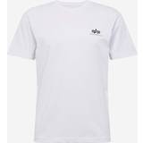 Alpha Industries Jersey Överdelar Alpha Industries Basic T Small Logo T-shirt - White