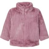 Pälsjackor Barnkläder Name It Faux Fur Jacket - Pink/Wistful Mauve (13178667)