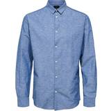 Selected Linen Shirt - Light Blue
