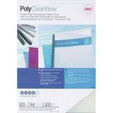 GBC Binding Cover Poly Clear View A4 300 Micron Frosted