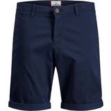 Herr Shorts Jack & Jones Bowie Solid Chino Shorts - Blue/Navy Blazer