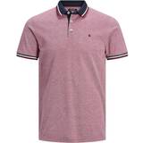 Herr - Rosa T-shirts & Linnen Jack & Jones Classic Polo Shirt - Red/Brick Red