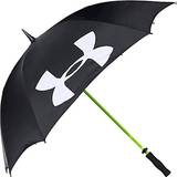 Vattenavvisande Paraplyer Under Armour Double Canopy Golf Umbrella Black/High-Vis Yellow