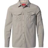 Khaki skjorta Craghoppers NosiLife Adventure II Long-Sleeved Shirt - Parchment