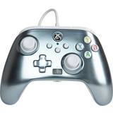 Silver - Xbox One Spelkontroller PowerA Enhanced Wired Controller (Xbox Series X/S) - Metallic Ice