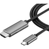INF USB-kabel Kablar INF USB C-HDMI 2m