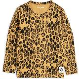 Mini Rodini T-shirts Barnkläder Mini Rodini Basic Leopard Grandpa Shirt - Beige (1000000413)