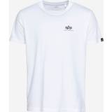 Alpha Industries Herr T-shirts Alpha Industries Backprint T-shirt - White