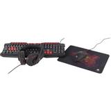 Gaming tangentbord mus Deltaco 4-in-1 Gaming Gear Kit (Nordic)