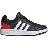 Adidas Nät Sneakers adidas Kid's Hoops 2.0 - Core Black/Cloud White/Vivid Red
