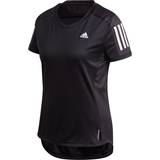 Adidas Dam - Polyester T-shirts adidas Own The Run T-shirt - Black