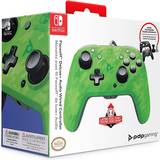PDP Gröna Handkontroller PDP Faceoff Deluxe + Audio Wired Controller - Green Camo