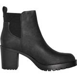 Polyester Ankelboots Only Raw Boots - Black/Black