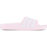 Rosa Tofflor adidas Kid's Adilette Aqua - Clear Pink/Cloud White/Clear Pink