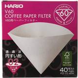Kaffefilter Hario V60 Coffee Filter 02x40st