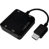 USB A micro Kablar LogiLink HDMI-HDMI/Optical/3.5mm/USB A Micro