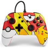 Programmerbar Handkontroller PowerA Enhanced Wired Controller (Nintendo Switch) - Pokemon: Pikachu Pop Art - Red/Yellow