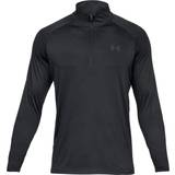 Träningsplagg Överdelar Under Armour Men's UA Tech ½ Zip Long Sleeve Top - Black/Charcoal