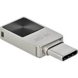 16 GB - USB Type-C USB-minnen DeLock Mini 16GB USB 3.2 Gen 1