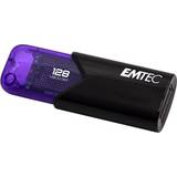 Emtec 128 GB USB-minnen Emtec USB 3.2 Gen 1 B110 Click Easy 128GB