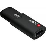 Emtec 256 GB Minneskort & USB-minnen Emtec USB 3.2 Gen 2 B120 Click Secure 256GB