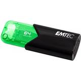 Emtec 64 GB USB-minnen Emtec B110 Click Easy 64GB USB 3.2 Gen 1