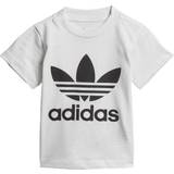 1-3M Överdelar Barnkläder adidas Infant Trefoil T-shirt - White/Black (DV2828)