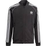 Adidas Överdelar Barnkläder adidas Junior Adicolor SST Track Jacket - Black/White (GN8451)