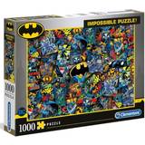 Clementoni Klassiska pussel Clementoni Impossible Puzzle Batman 1000 Bitar