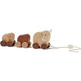 Kids Concept Dragleksaker Kids Concept Mammoth Family Pull Toy Natural Neo