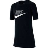 Överdelar Nike Older Kid's Sportswear T-shirt - Black/Light Smoke Gray (AR5252-013)