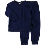 Joha Nattplagg Barnkläder Joha Bamboo Pyjama Set - Navy Blue (51912-354-447)