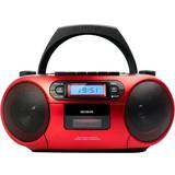 Bärbar - Röda Stereopaket Aiwa Boombox BBTC-550