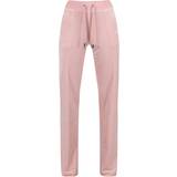 Dam Byxor Juicy Couture Del Ray Classic Velour Pant - Pale Pink