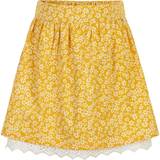Spets Kjolar Barnkläder Minymo Skirt with Scrunchie - Yolk Yellow (621072-3056)